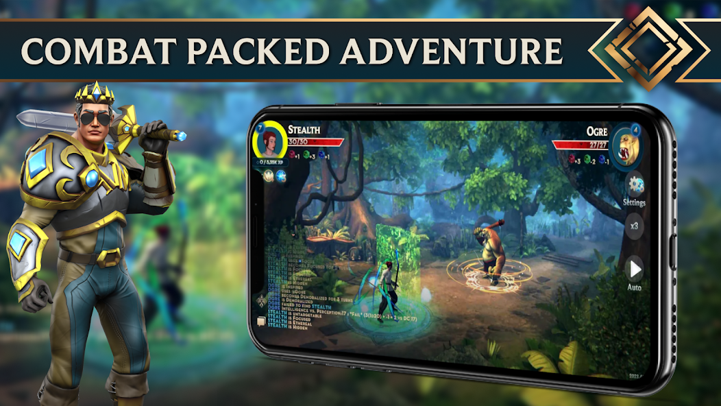 CryptoFights: Ascension combat gameplay